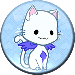 (image for) White Cat - Purple Wings