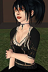 Second Life character Lichia Jie, gothic lolita, furry, fantasy, horror store owner