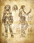 Tiefling Rogue Character Sheet (Nyssa)