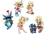 Anime Overload - Beach Chibi Set