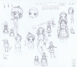 Garlicoin Mascots Concept Sketch Sheet 1