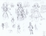 Garlicoin Mascots Concept Sketch Sheet 2