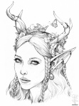 Arvera Velahrrn - Face - Pencils