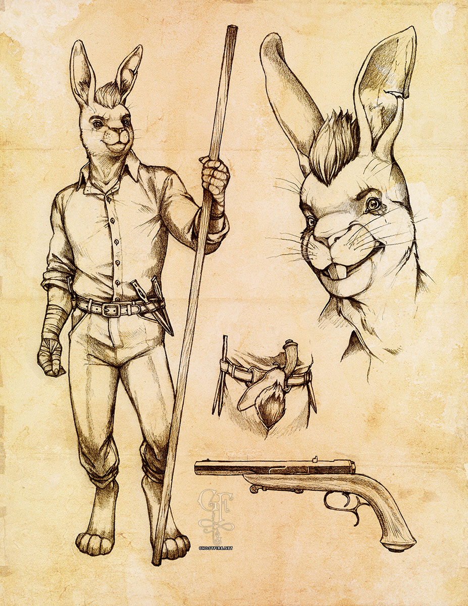 1 View Character Model Sheet