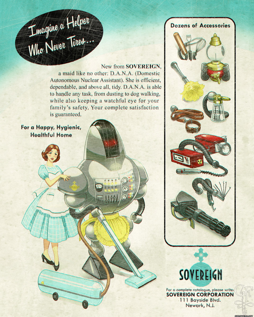 (image for) Atomic Ads - D.A.N.A. Robot Maid