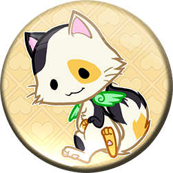 (image for) Calico Cat - Green Wings